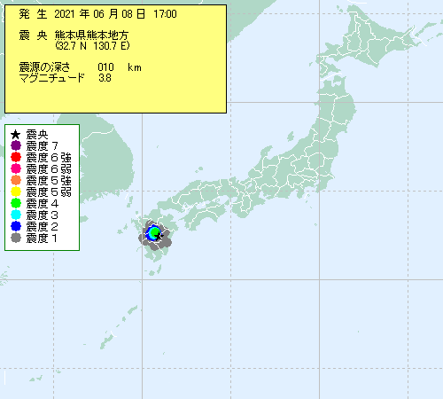 熊本 大津町 天気 雨雲レーダー